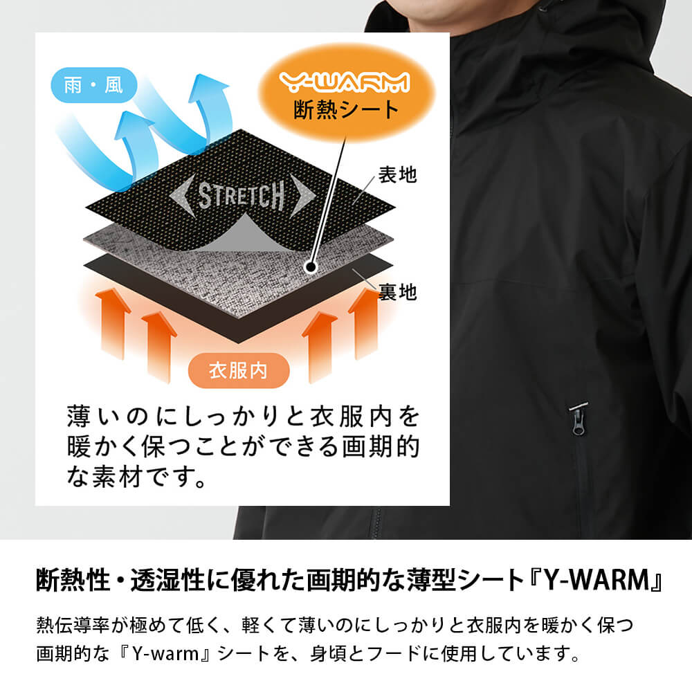 断熱性・透湿性に優れた画期的な薄型シート『Y-WARM』